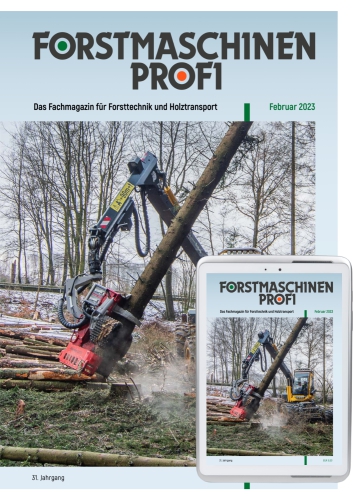 FORSTMASCHINEN-PROFI – Abonnement als Druckausgabe, Lieferung ins Ausland